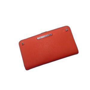 Rebecca Minkoff Sophie Snap Wallet Saffiano Leather - Orange